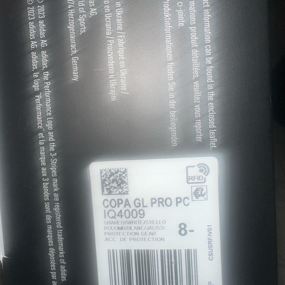 adidas Copa GL Pro PC Goalkeeper Soccer Gloves IQ4009 Men's Size 8.5 New! - Picture 2 of 5